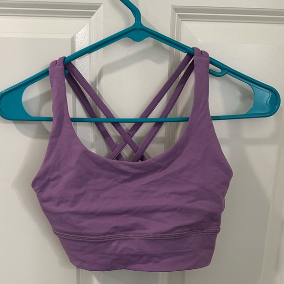 lululemon athletica Other - Lululemon energy longline bra B-D wisteria purple 4